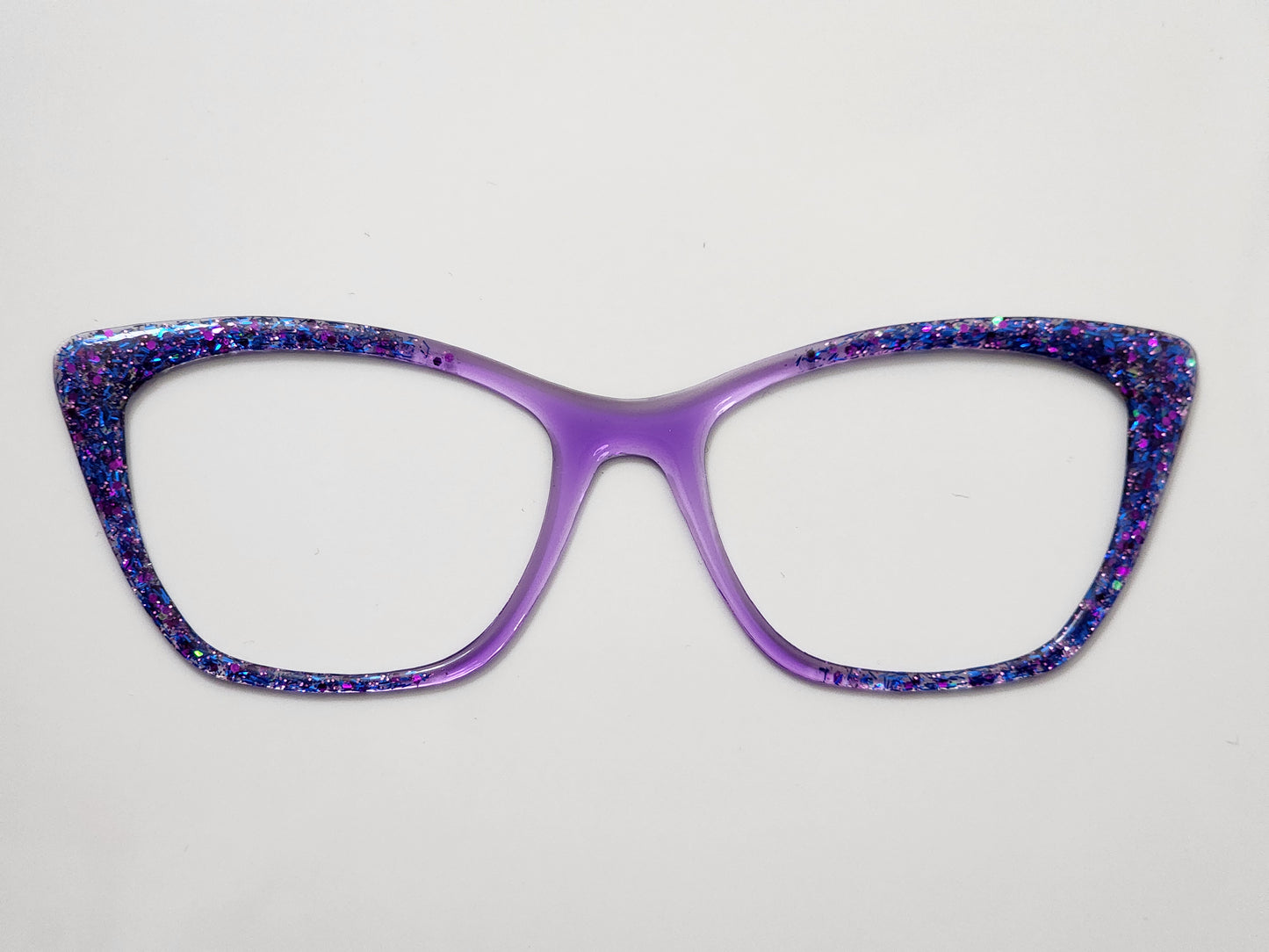 Midnight gem glitter verticle fade to amethyst