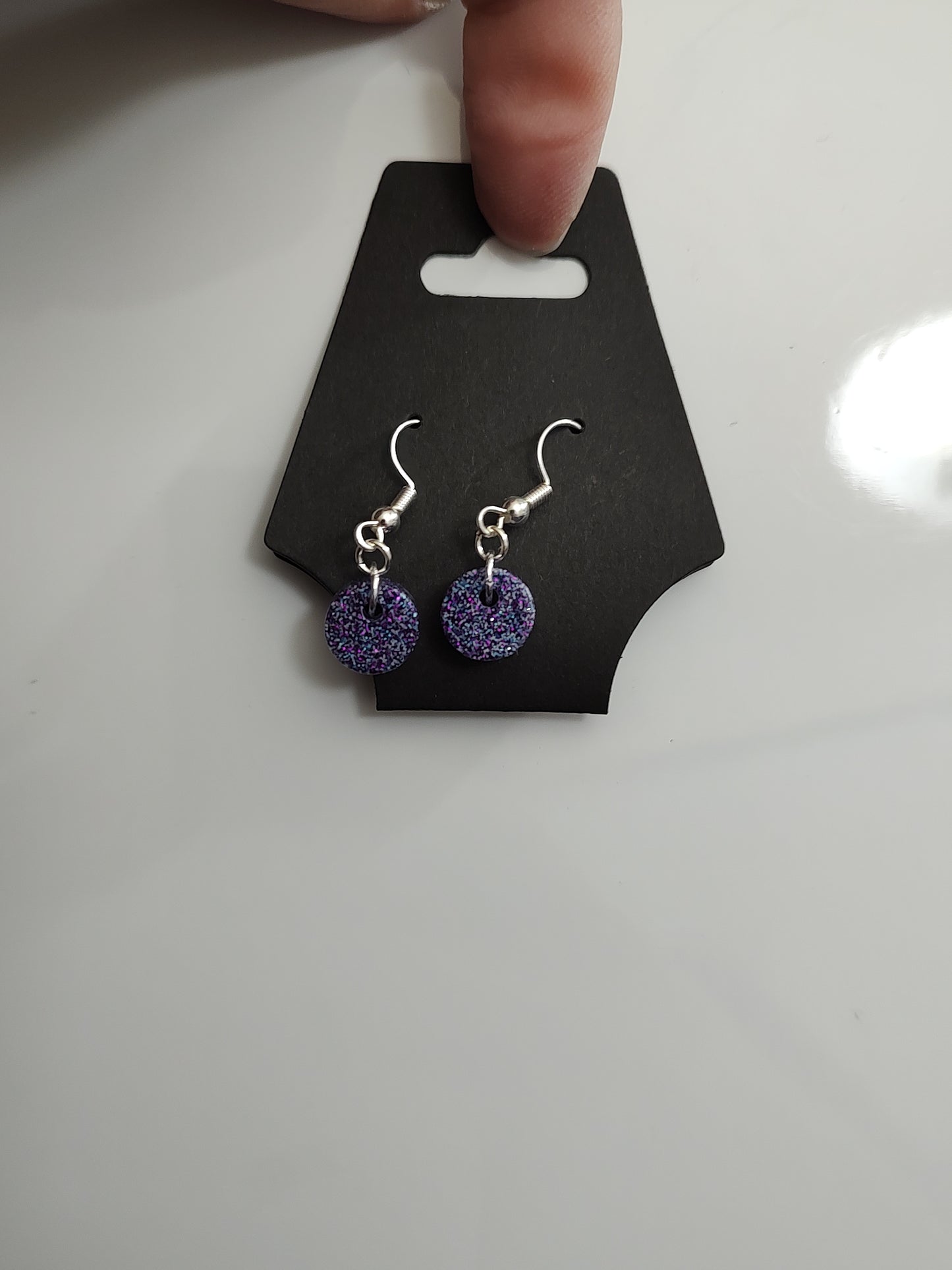 Earrings - taffy glitter READY TO SHIP