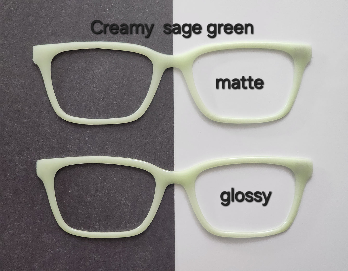 Creamy sage green