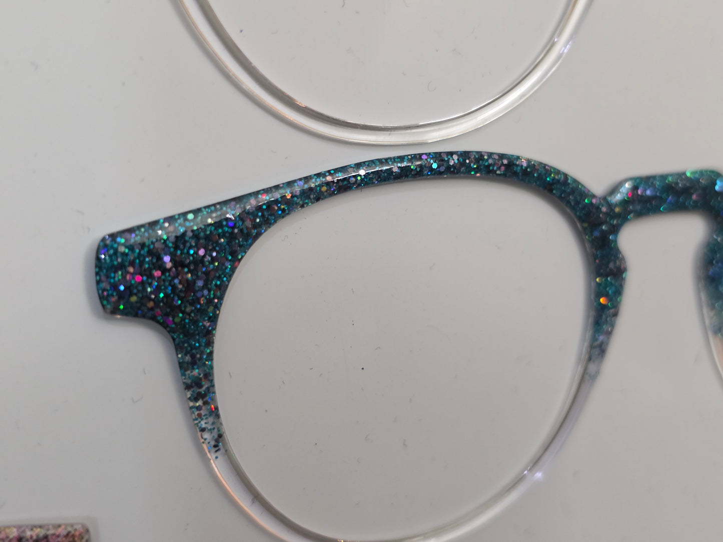Sonny - glitter fade 4 (mostly teal color) - READY TO SHIP