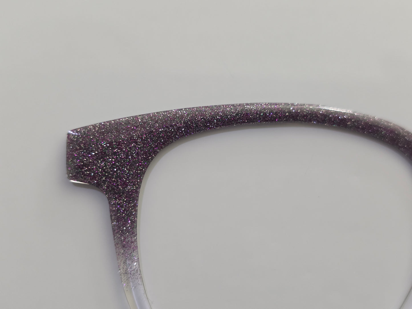 Rosie - Fine pink silver and green glitter fade 4 - READY TO SHIP