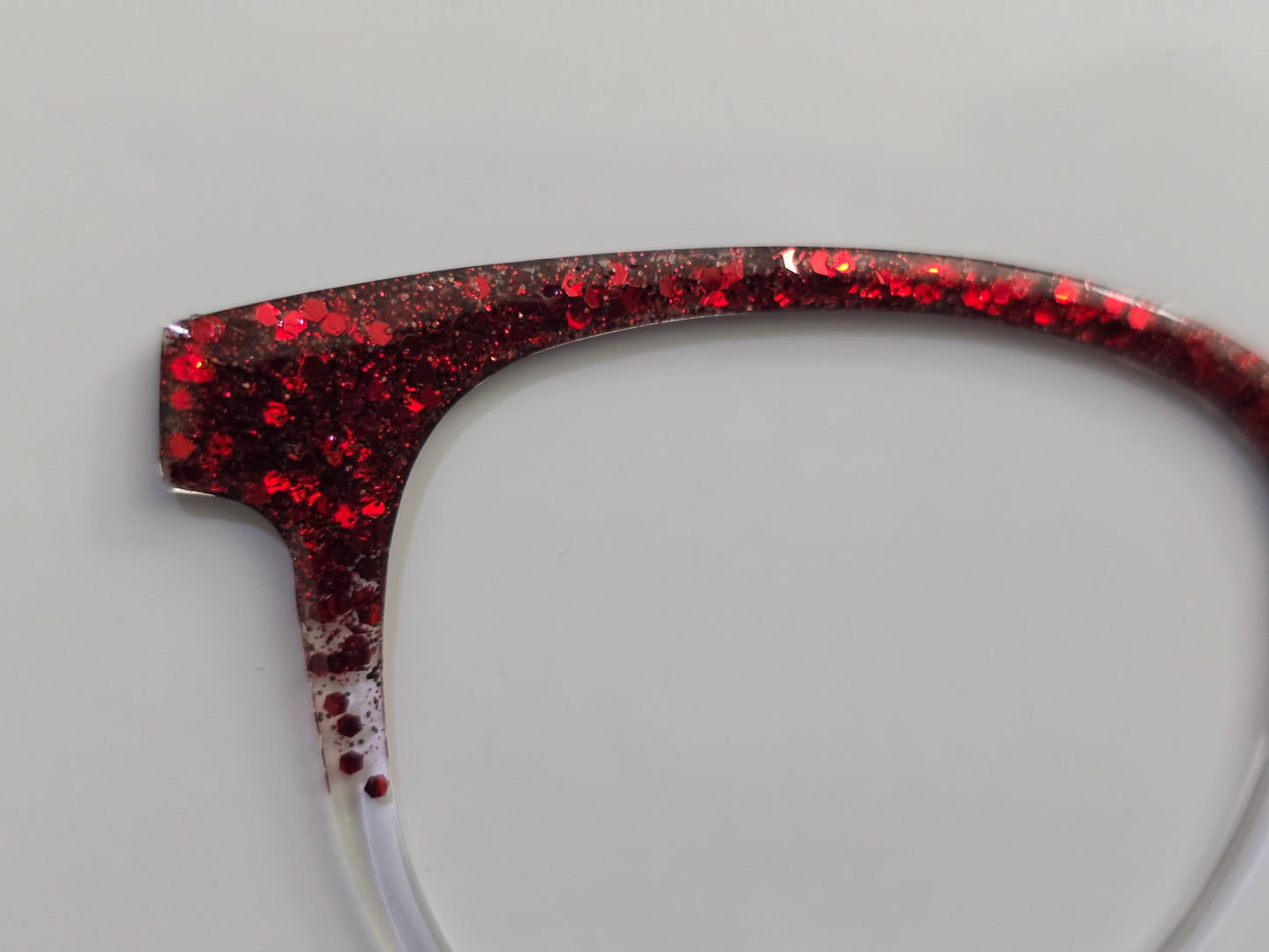 Rosie - mixed red glitter fade 7 - READY TO SHIP