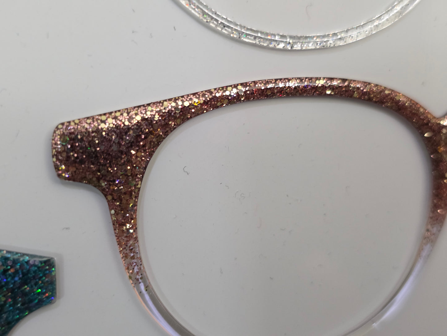 Sonny - glitter fade 2 (mostly gold/rose gold color) - READY TO SHIP