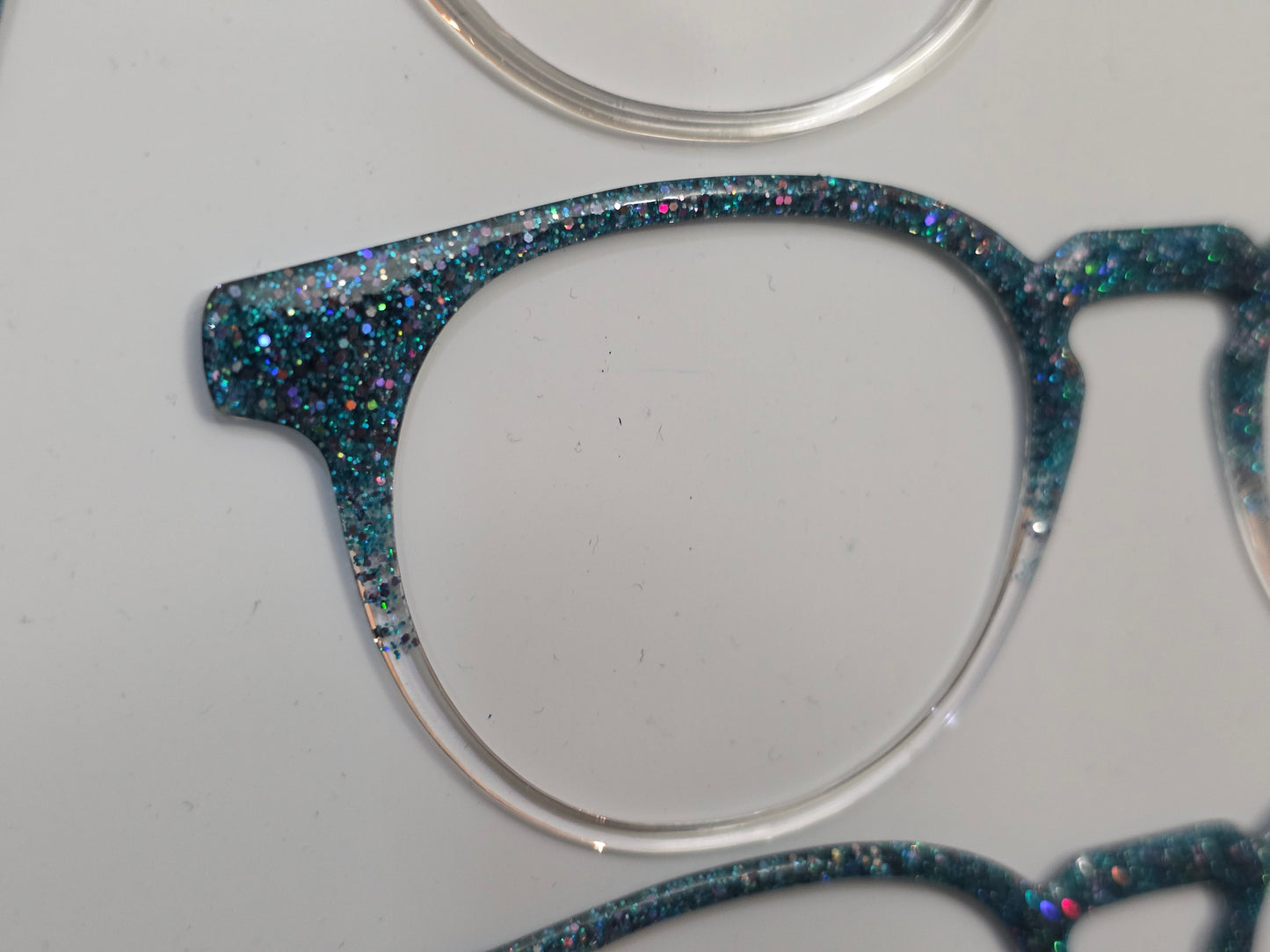 Sonny - glitter fade 3 (mostly teal color) - READY TO SHIP