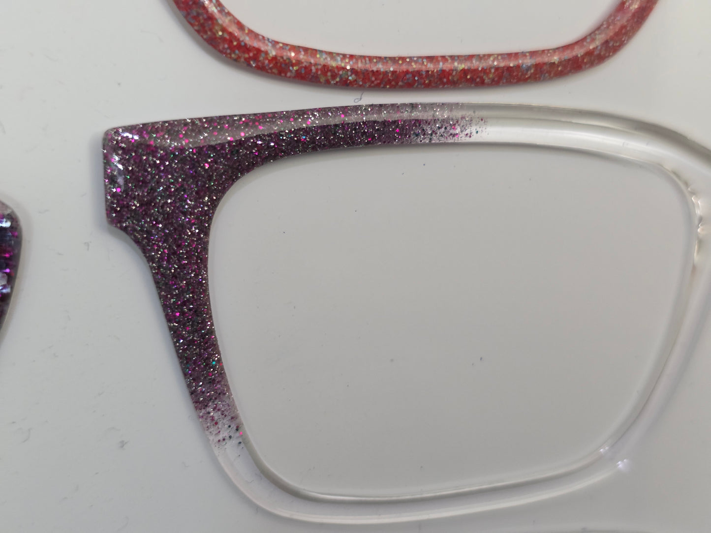 Laurie - mixed glitter corner fade 1 - READY TO SHIP