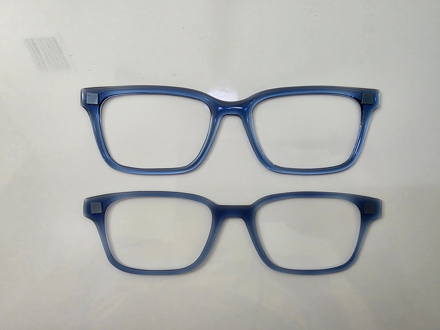 Denim Blue Magnetic Eyeglass Topper