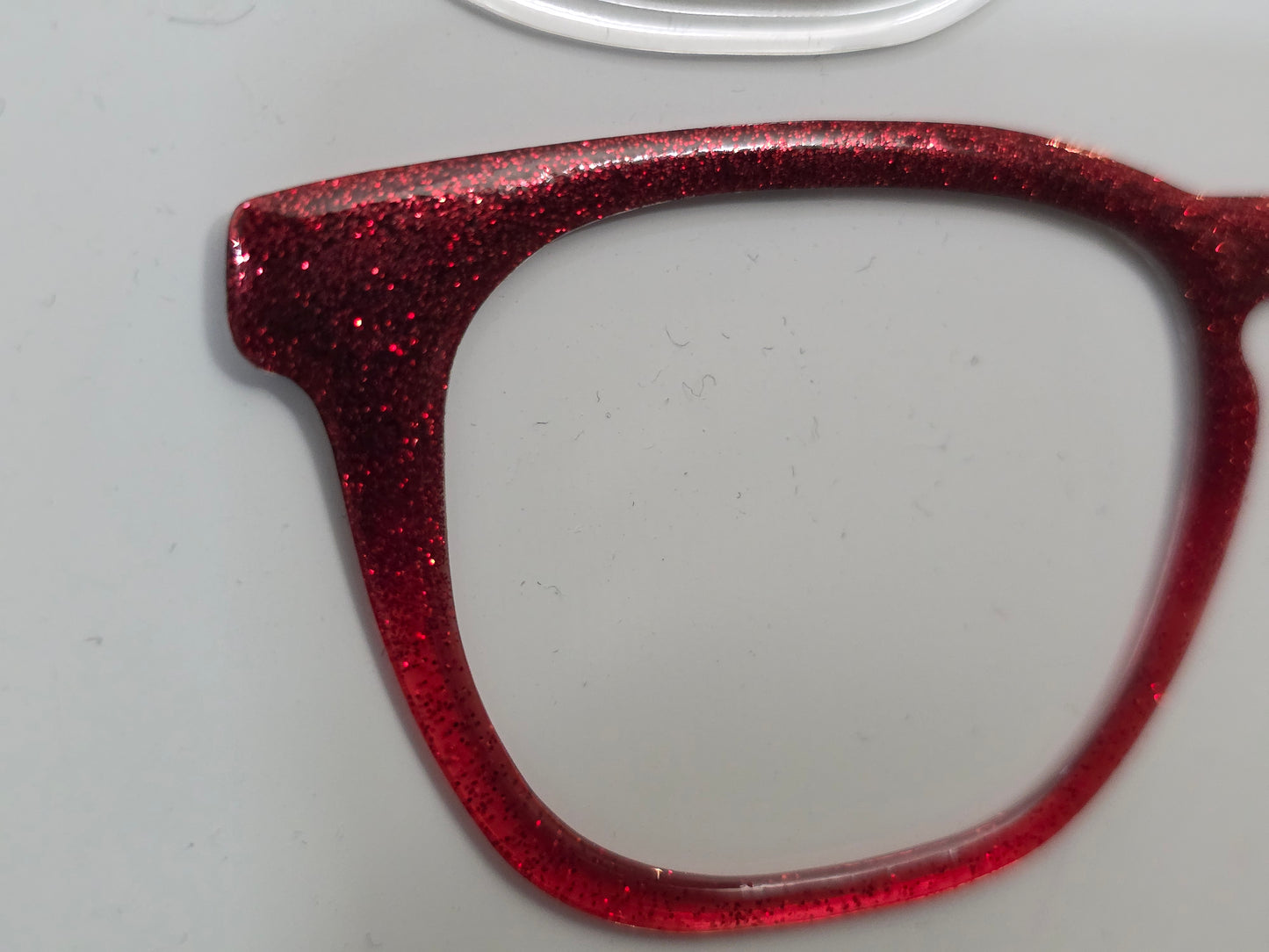Tweety - red glitter fade 2 - READY TO SHIP