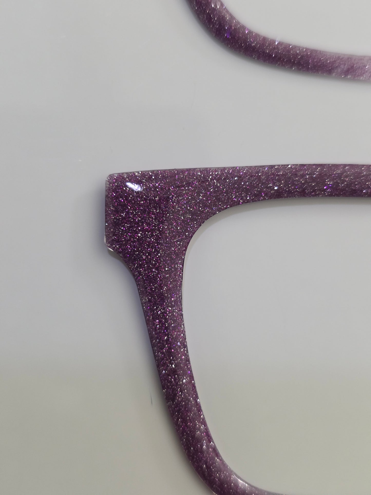 Fuchsia Want Me Glitter Magnetic Eyeglasses Topper