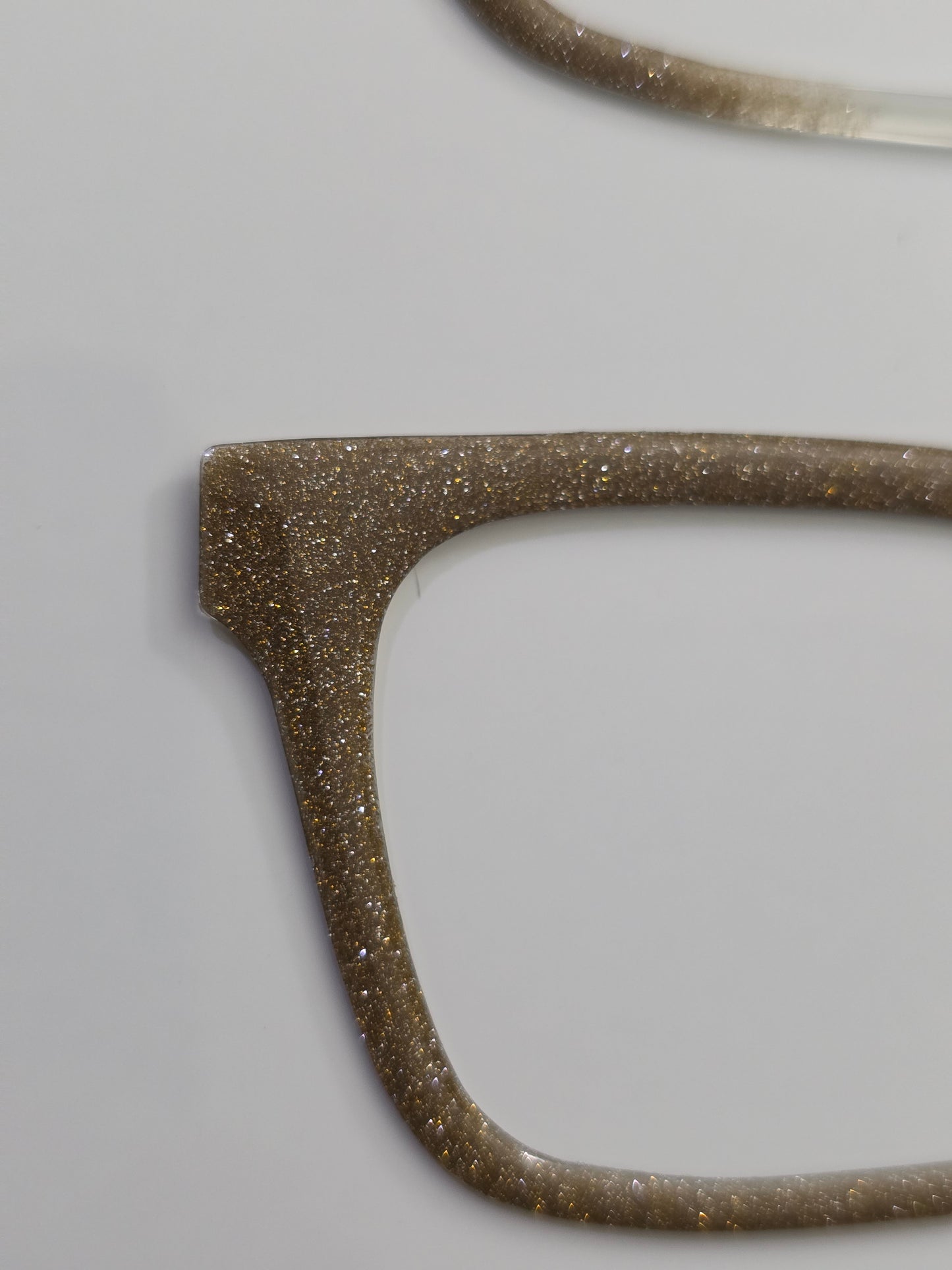 Gold Rush Glitter Magnetic Eyeglasses Topper