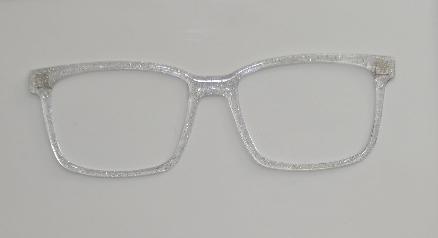 Kendra - holo silver snowglobe, small flaw - READY TO SHIP