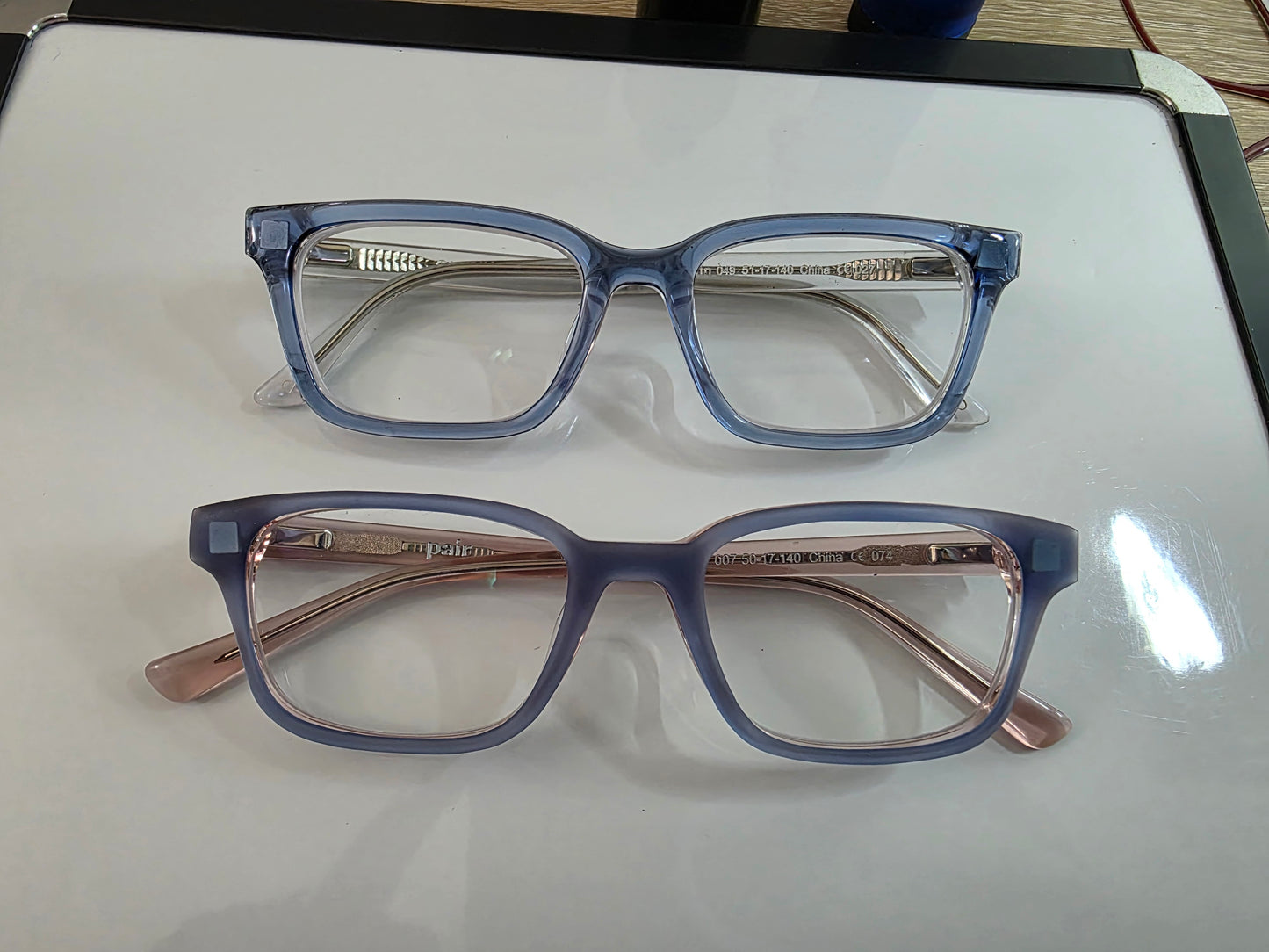 Denim Blue Magnetic Eyeglass Topper