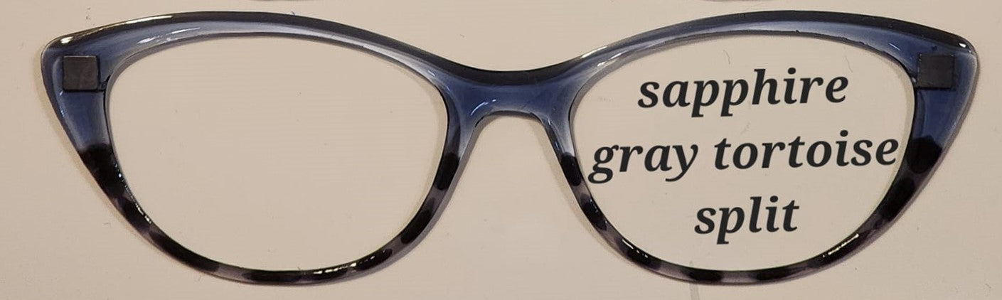 Grey Tortoise Magnetic Eyeglasses Topper