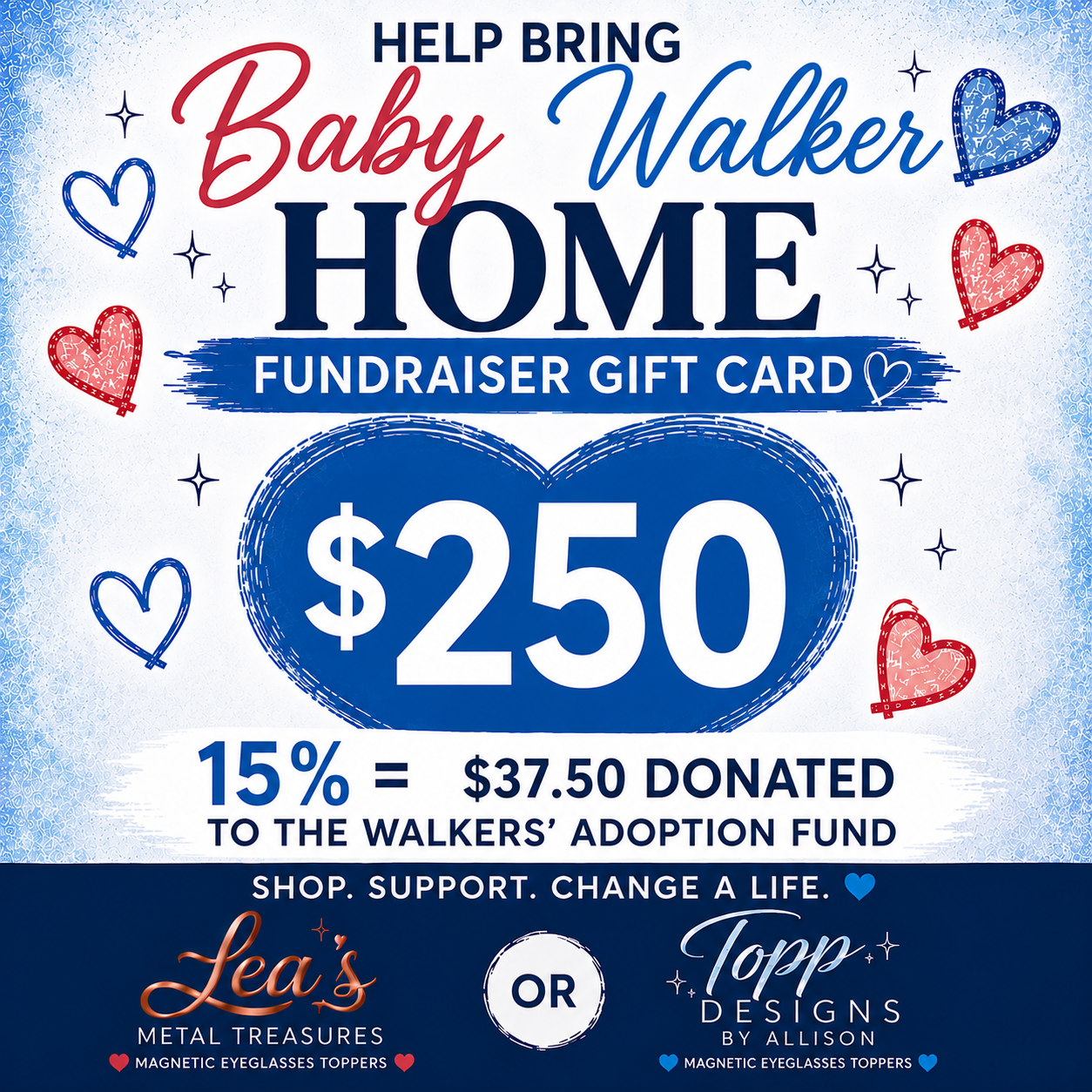 💙 Bring Baby Walker Home Fundraiser Gift Card
