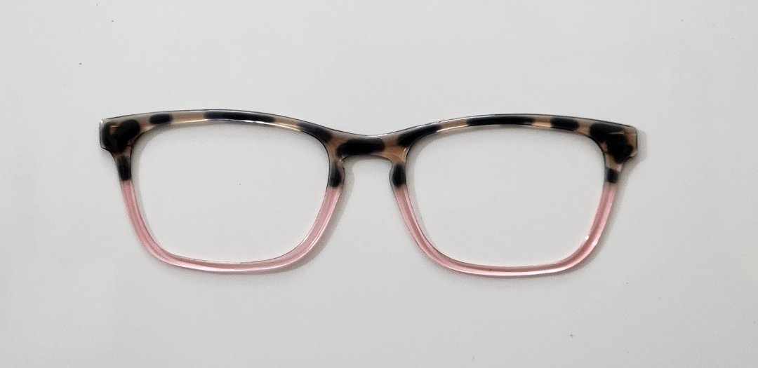 Smoky Quartz Tortoise-Coral Magnetic Eyeglasses Topper