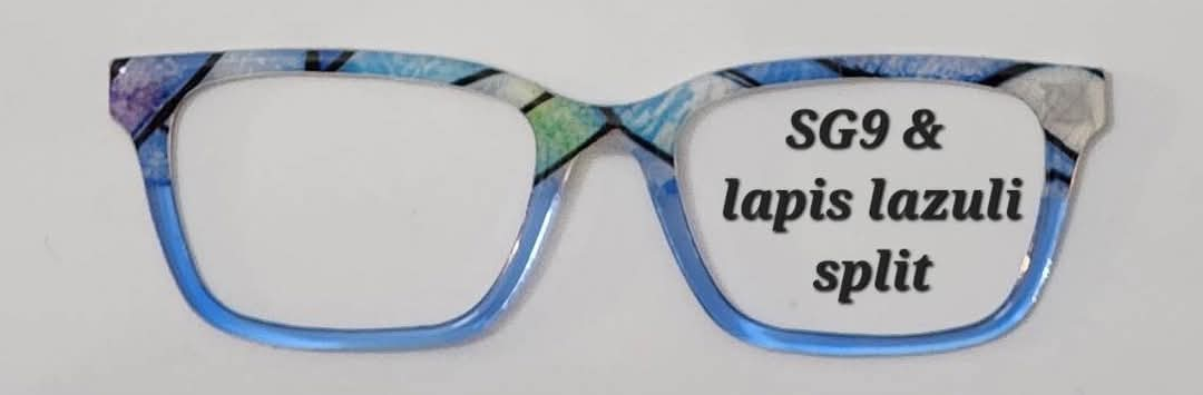 Stained glass #9 Magnetic Eyeglasses Topper