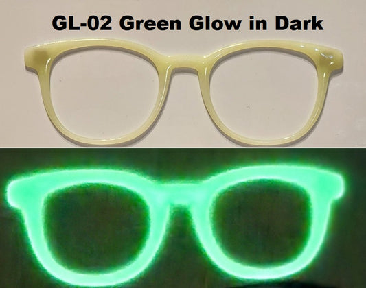 Light Sensitive Green Glow-in-the-Dark GL#2 Magnetic Eyeglasses Topper