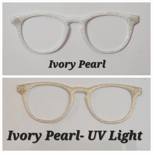 Light Sensitive Ivory Pearl Magnetic Eyeglasses Topper