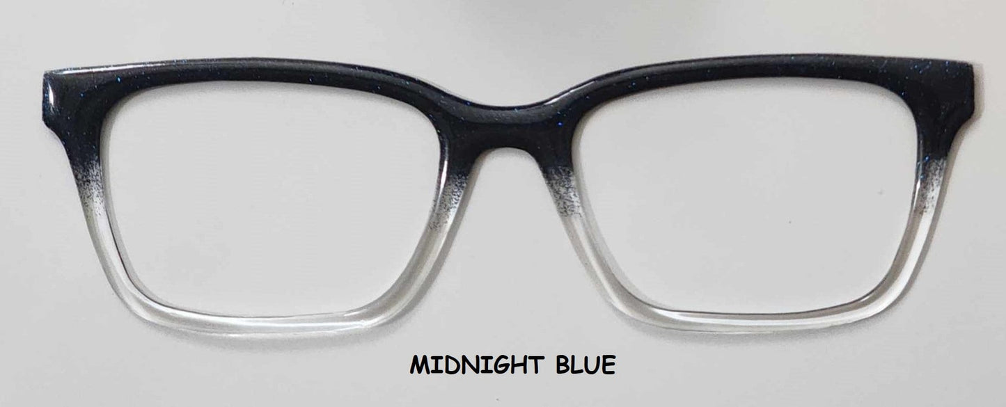 Midnight Blue Glitter Magnetic Eyeglasses Topper