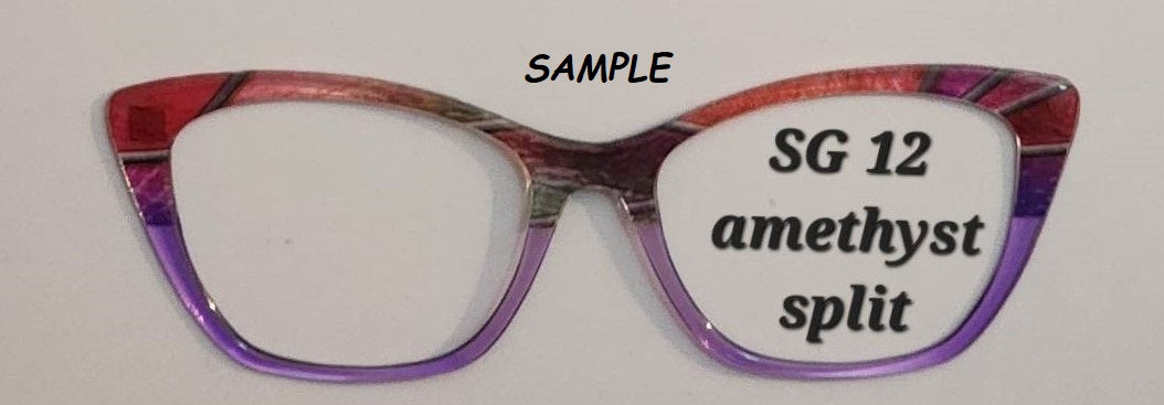 Stained Glass #12 Magnetic Eyeglasses Topper