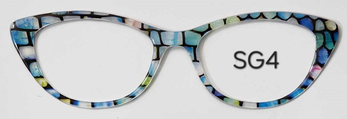 Stained Glass #4 Magnetic Eyeglasses Topper
