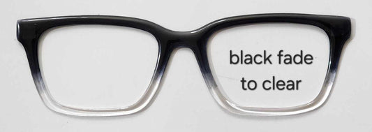 Black-Clear Translucent Magnetic Eyeglasses Topper
