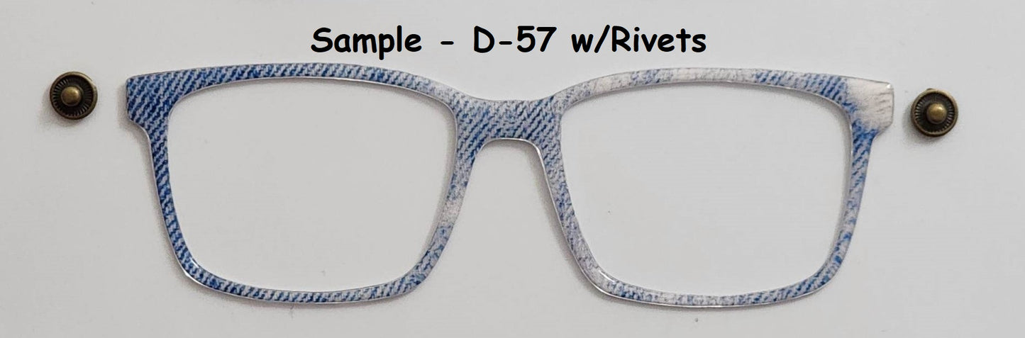 Denim Look #57 Magnetic Eyeglasses Topper