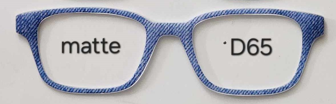 Denim Look #65 Magnetic Eyeglasses Topper