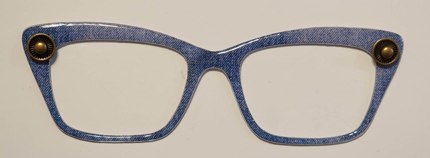 Denim Look #65 Magnetic Eyeglasses Topper