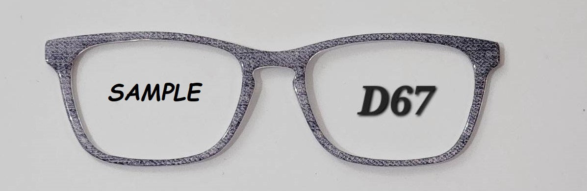 Denim Look #67 Magnetic Eyeglasses Topper