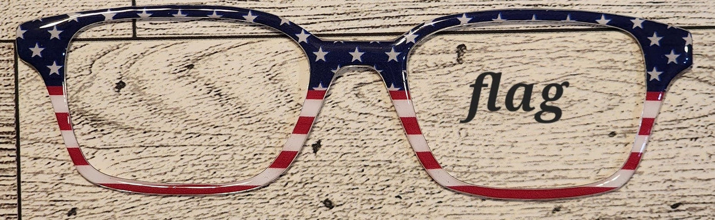 Flag Magnetic Eyeglasses Topper