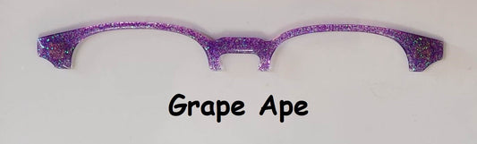 Grape Ape Glitter Magnetic Eyeglasses Topper