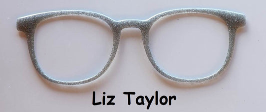 Liz Taylor Glitter Magnetic Eyeglasses Topper