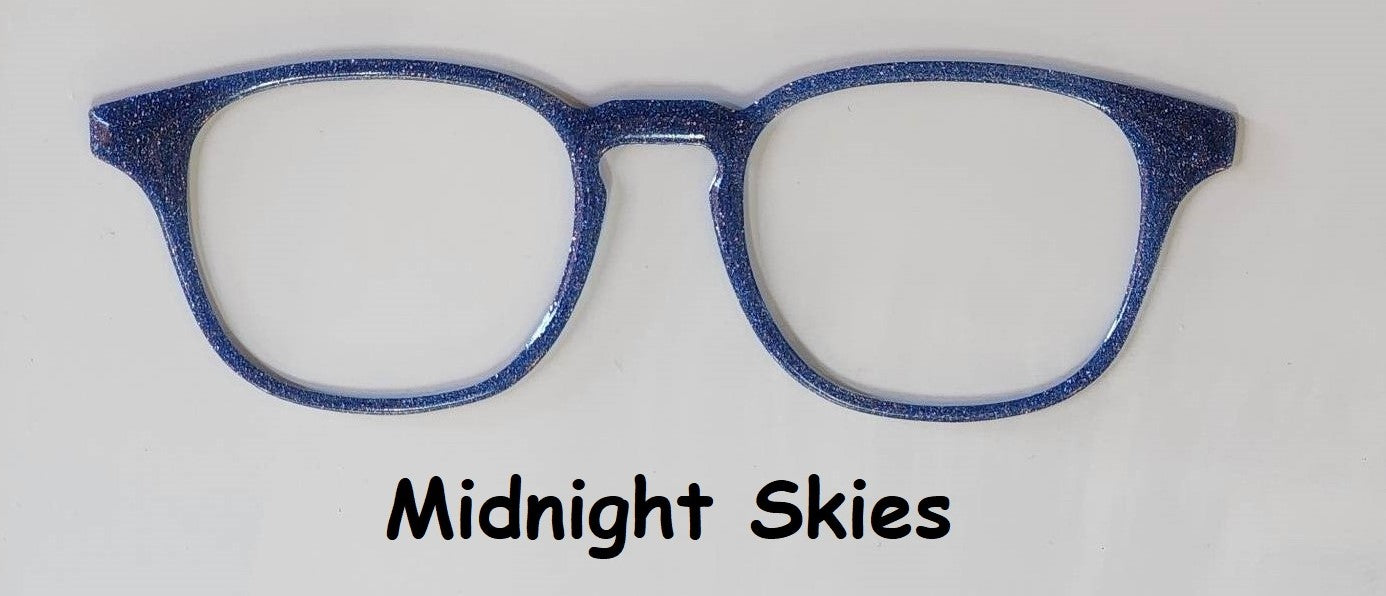 Midnight Skies Glitter Magnetic Eyeglasses Topper