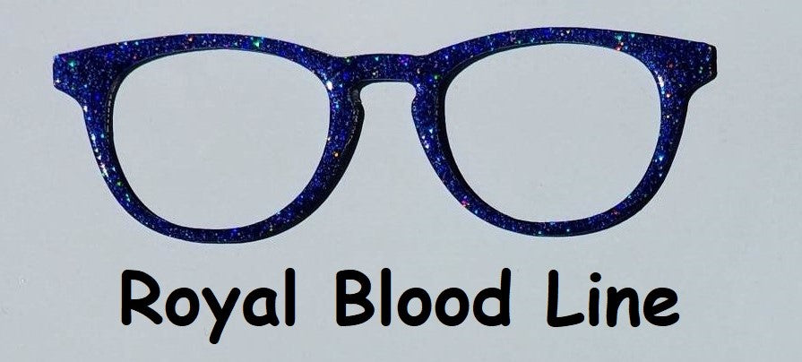 Royal Blood Line Glitter Magnetic Eyeglasses Topper