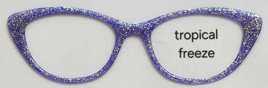 Tropical Freeze Glitter Magnetic Eyeglasses Topper