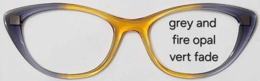 Grey-Fire Opal Magnetic Eyeglasses Topper