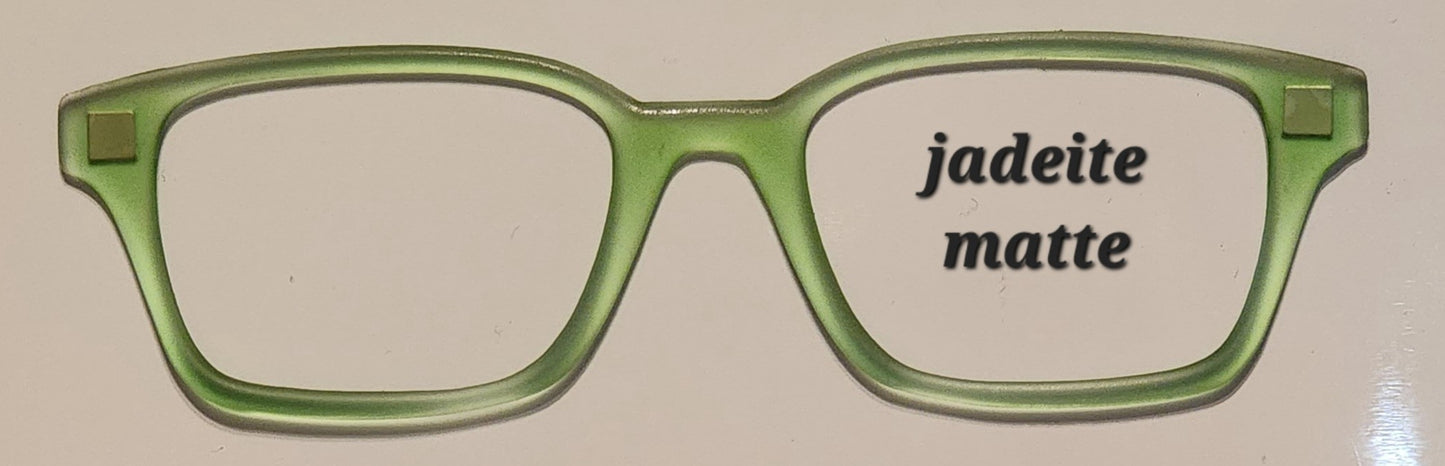 Jadeite Translucent Magnetic Eyeglasses Topper