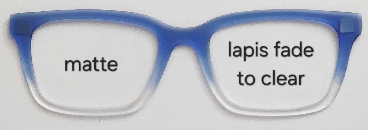 Lapis Lazuli Translucent Magnetic Eyeglasses Topper