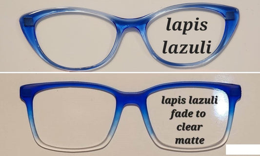 Lapis Lazuli Translucent Magnetic Eyeglasses Topper