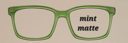 Mint Translucent Magnetic Eyeglasses Topper