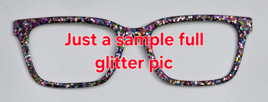 Mystery Full Glitter Magnetic Eyeglasses Topper