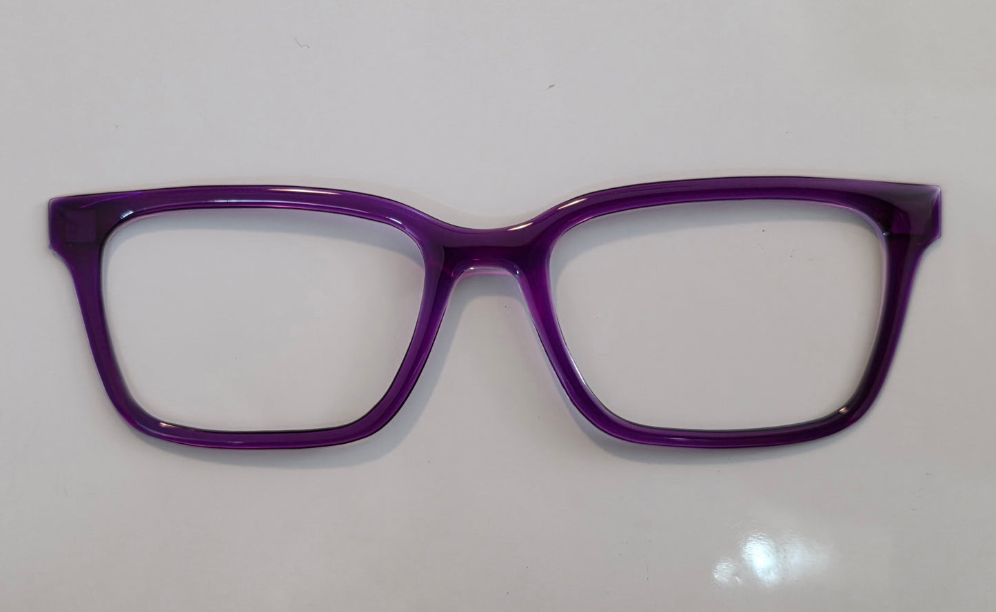 Imperial Purple Translucent Magnetic Eyeglasses Topper