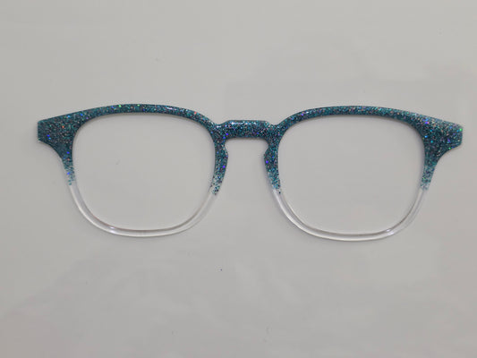 Opie - mixed glitter fade 4 (mostly teal color) - READY TO SHIP