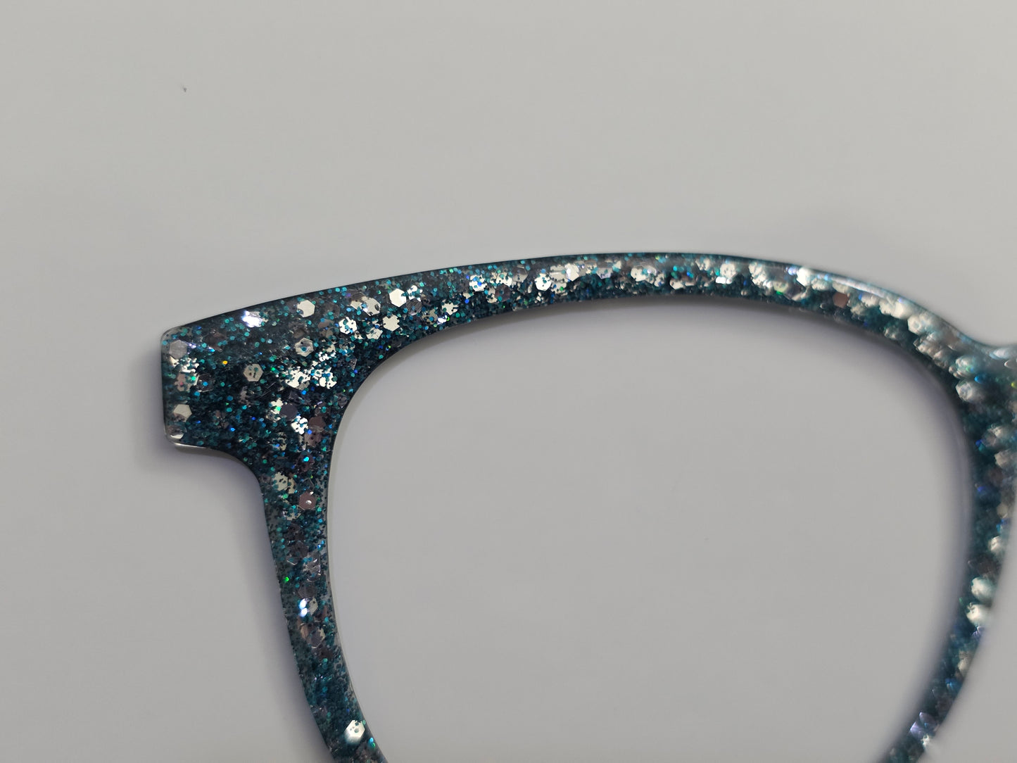Rosie - mixed teal and silver glitter 6 - READY TO SHIP