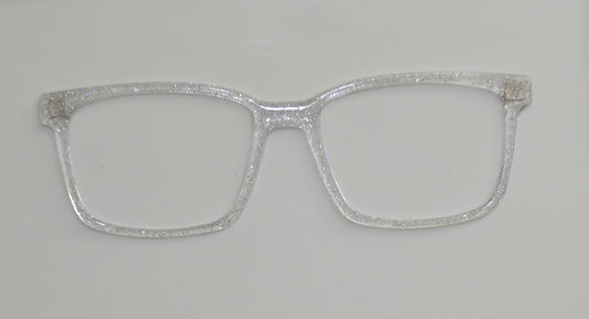 Kendra - holo silver snowglobe, small flaw - READY TO SHIP