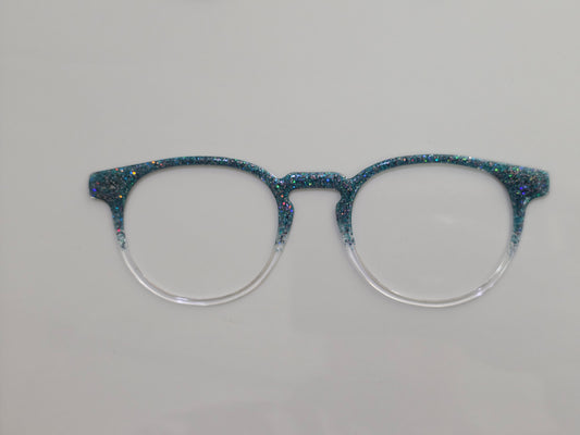 Sonny - glitter fade 4 (mostly teal color) - READY TO SHIP